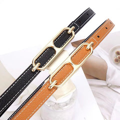 Double-Sided Women's Thin Belt