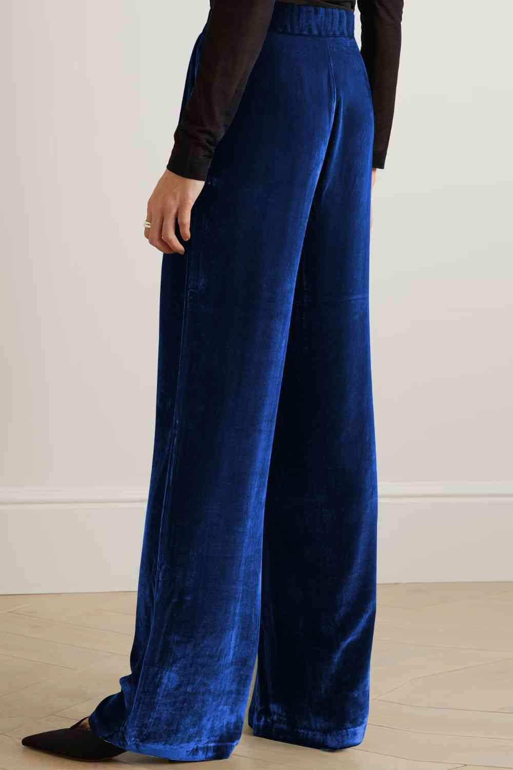 Double Take Loose Fit High Waist Long Pants with Pockets