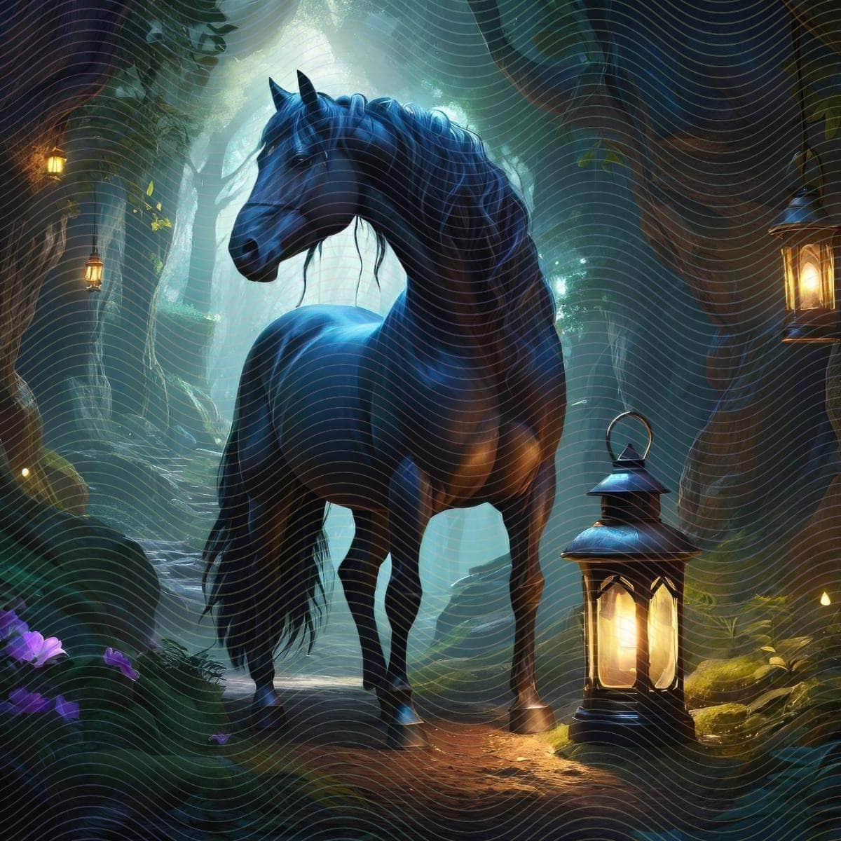 Dreamlike Fantasy Stallion Horse