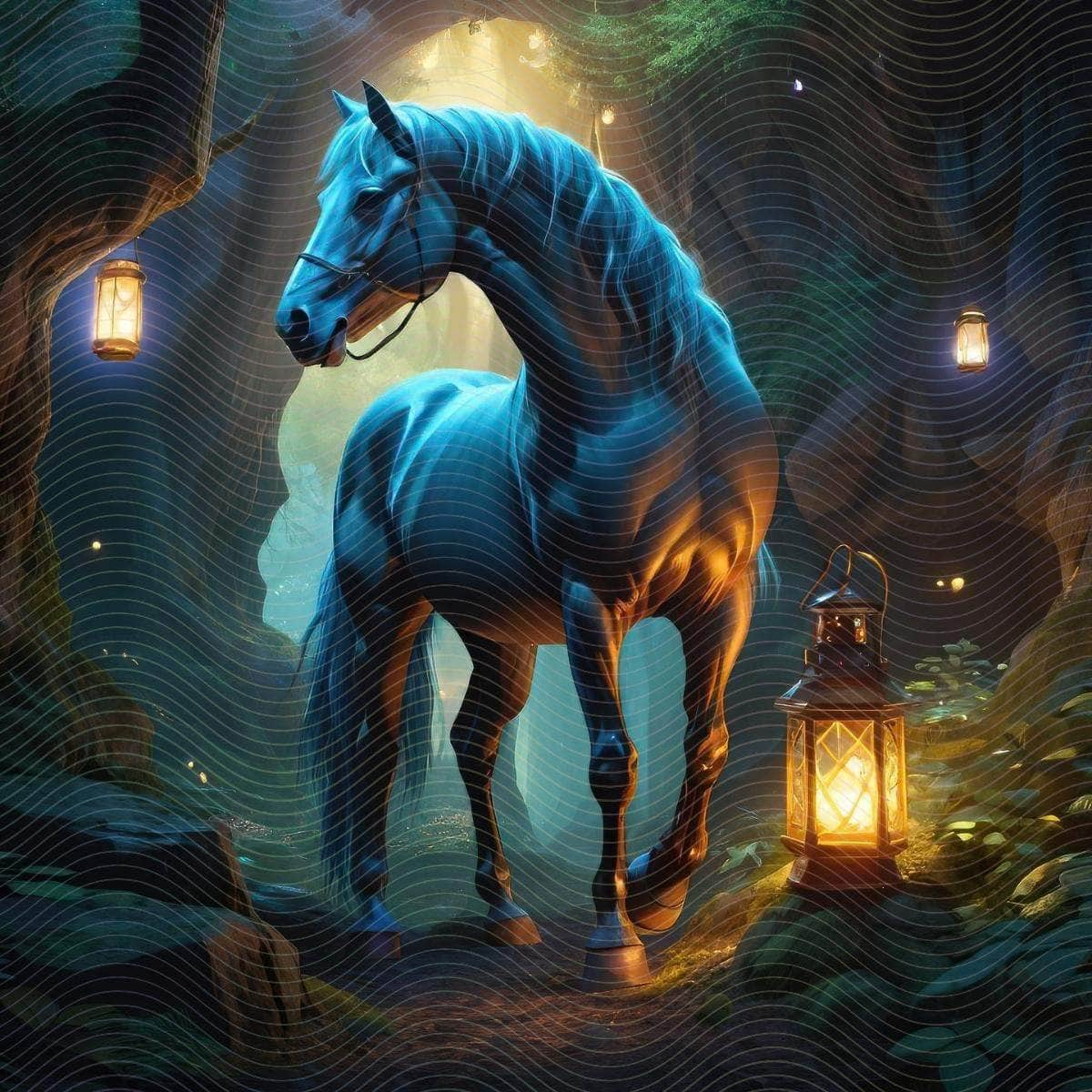 Dreamlike Fantasy Stallion Horse