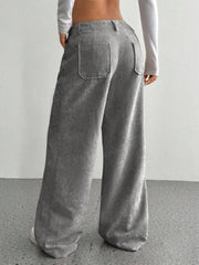 Wide Leg Pants with Pockets