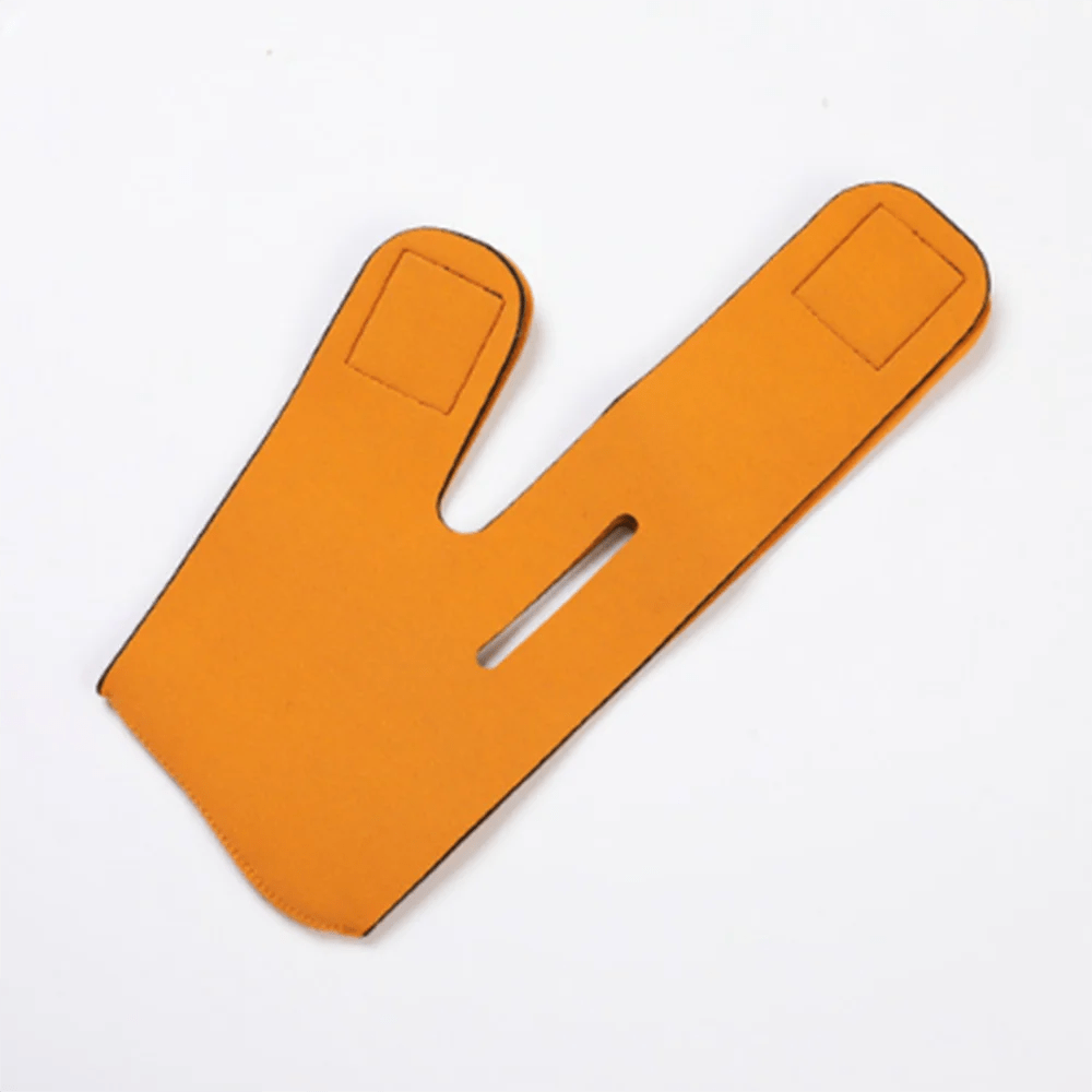 Elastic Face Slimming Bandage, Chin Cheek Lift Up Belt, V Line Face Shaper, Facial Anti-Wrinkle Strap orange