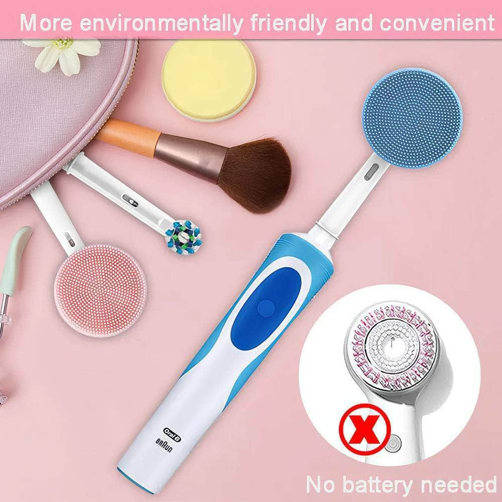 Electric Toothbrush Replacement & Facial Cleansing Brush Heads - Silicone Cleansing for Face Skin Care