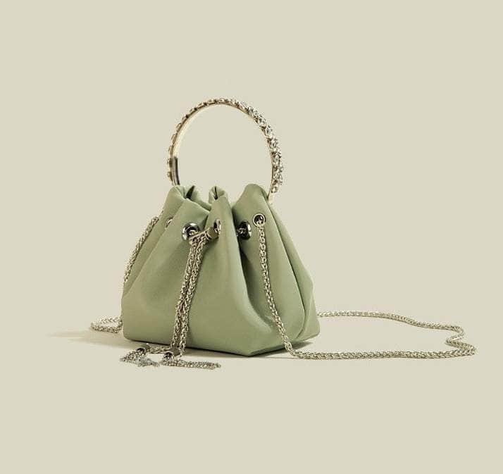 Elegant Crossbody Mini Bucket Handbag