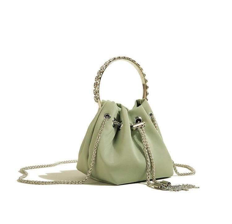 Elegant Crossbody Mini Bucket Handbag