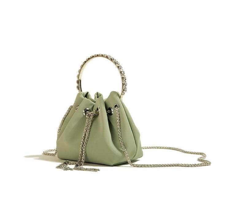 Elegant Crossbody Mini Bucket Handbag