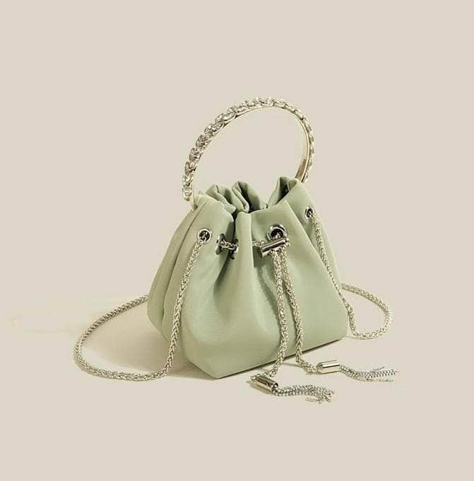 Elegant Crossbody Mini Bucket Handbag