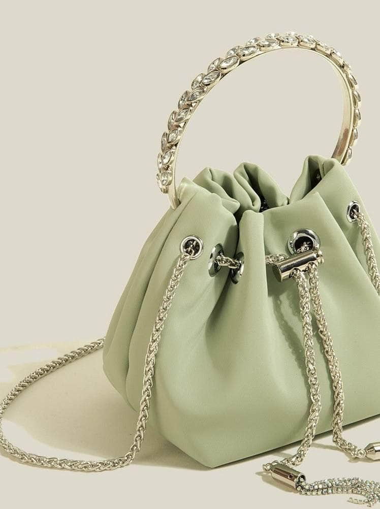 Elegant Crossbody Mini Bucket Handbag