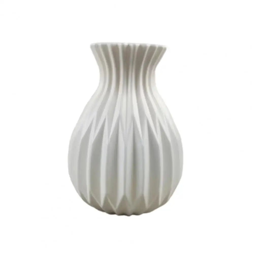 Elegant Decorative Flower Vase for Home Decoration White