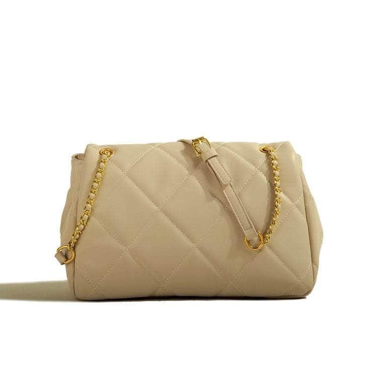 Elegant Flap Quilted Chain Shoulder Bag