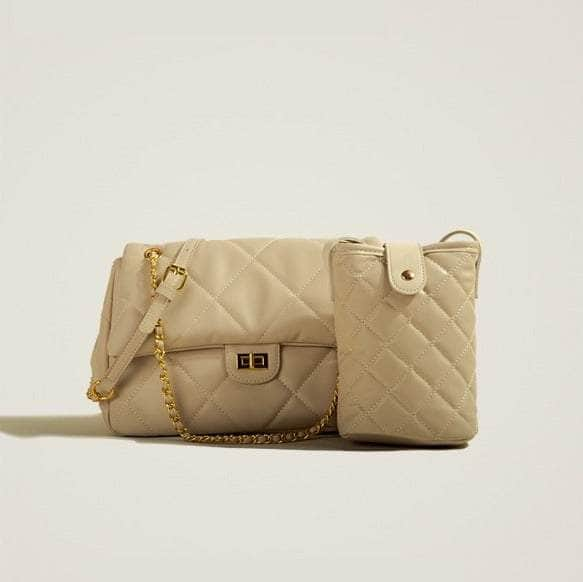 Elegant Flap Quilted Chain Shoulder Bag