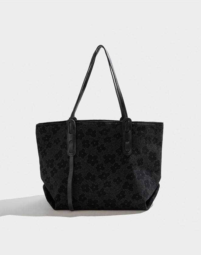 Elegant Ladies' Tote Shoulder Bag Black