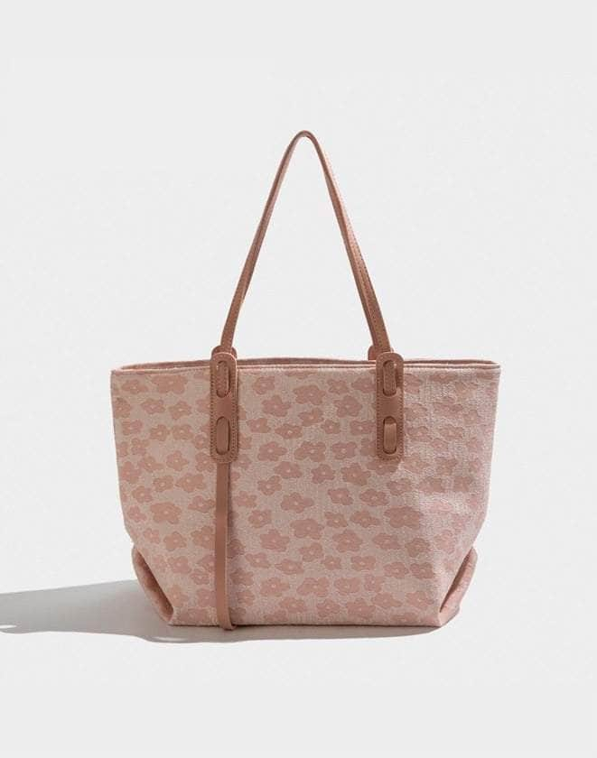 Elegant Ladies' Tote Shoulder Bag Pink