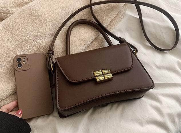 Elegant Microfiber Leather Handbag