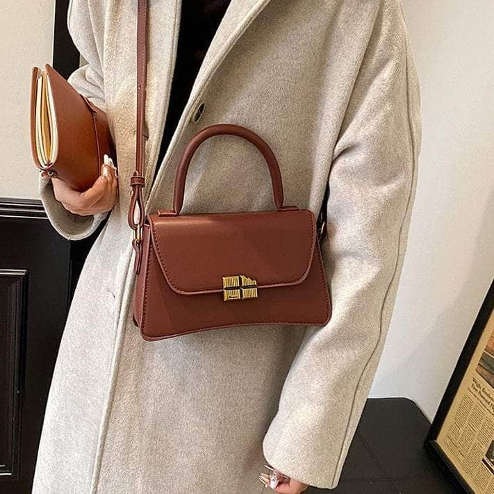 Elegant Microfiber Leather Handbag