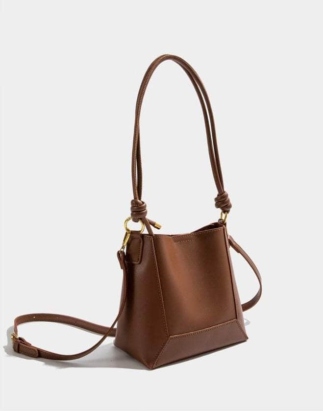 Elegant Retro Crossbody Bucket Bag