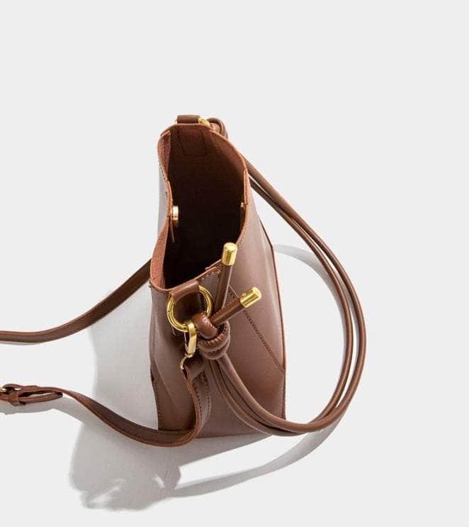 Elegant Retro Crossbody Bucket Bag