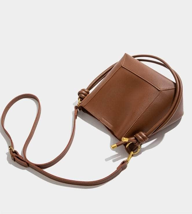 Elegant Retro Crossbody Bucket Bag