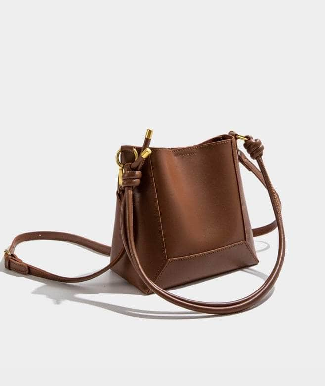 Elegant Retro Crossbody Bucket Bag