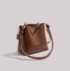 Elegant Retro Crossbody Bucket Bag