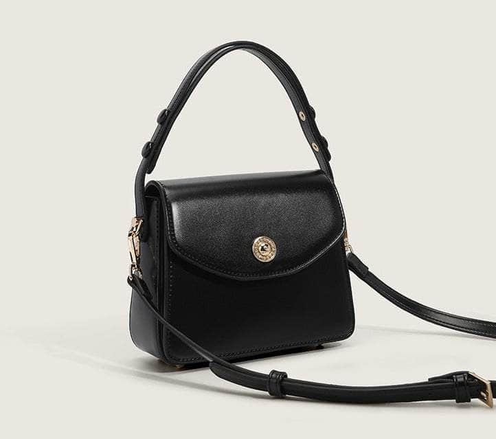 Elegant Retro Leather Shoulder Bag