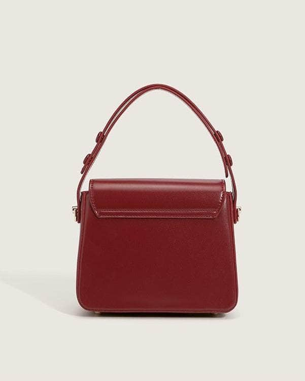 Elegant Retro Leather Shoulder Bag