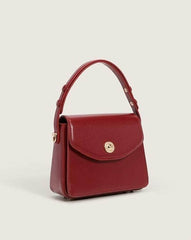 Elegant Retro Leather Shoulder Bag