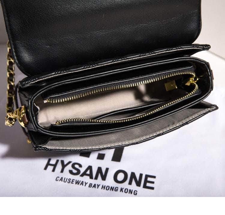 Elegant Rhombus Chain Crossbody Handbag