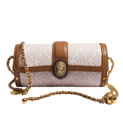 Elegant Round Flap Crossbody Chain Bag