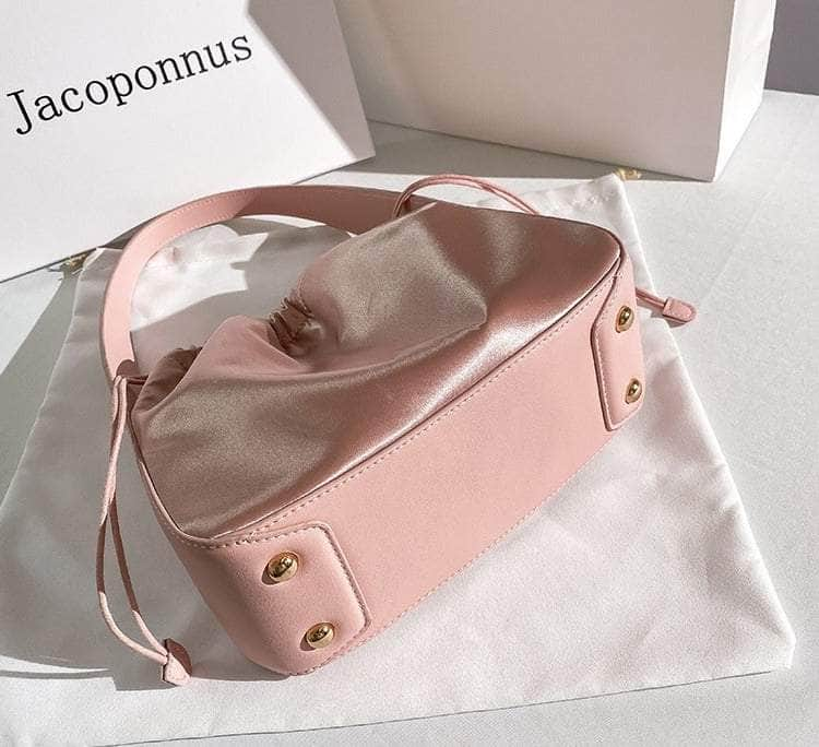 Elegant Satin Mini Top Handle Bag