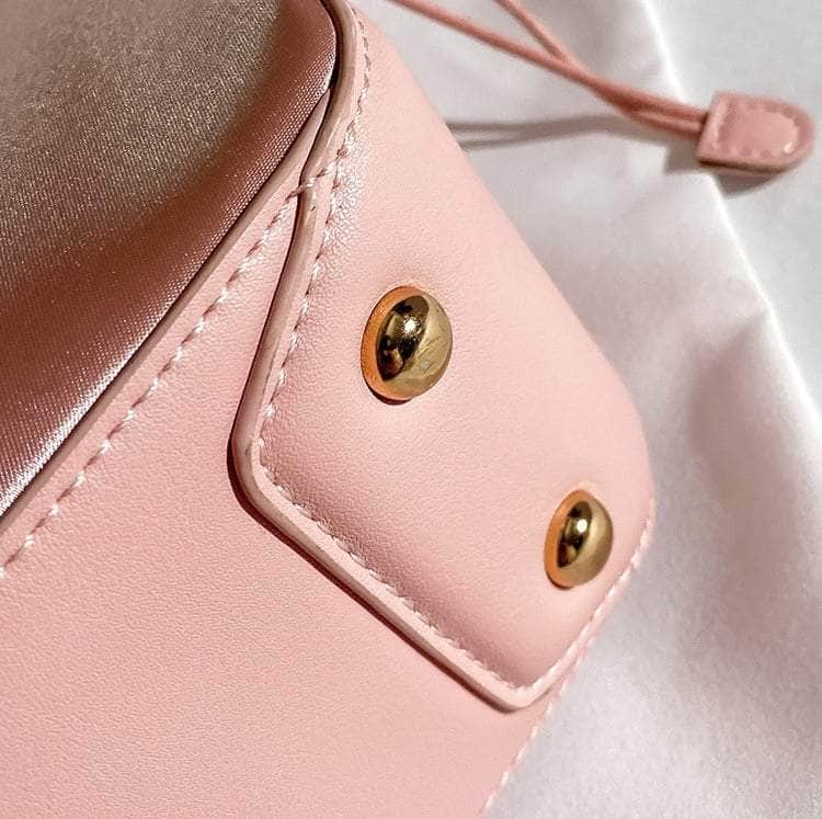 Elegant Satin Mini Top Handle Bag