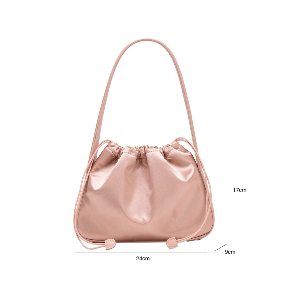 Elegant Satin Mini Top Handle Bag