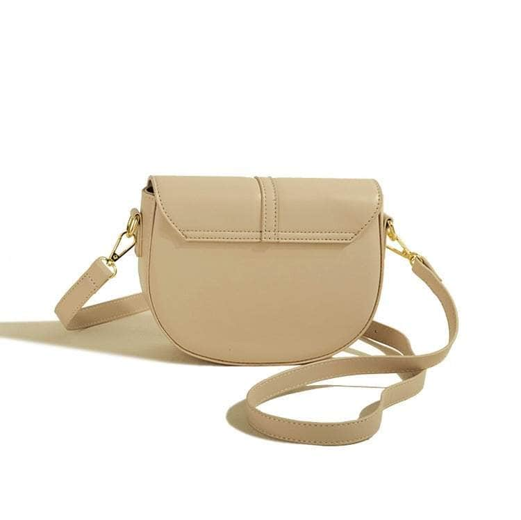 Elegant Semi-Circular Women's Crossbody Purse