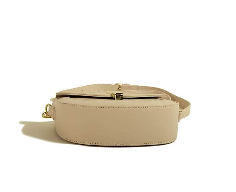 Elegant Semi-Circular Women's Crossbody Purse