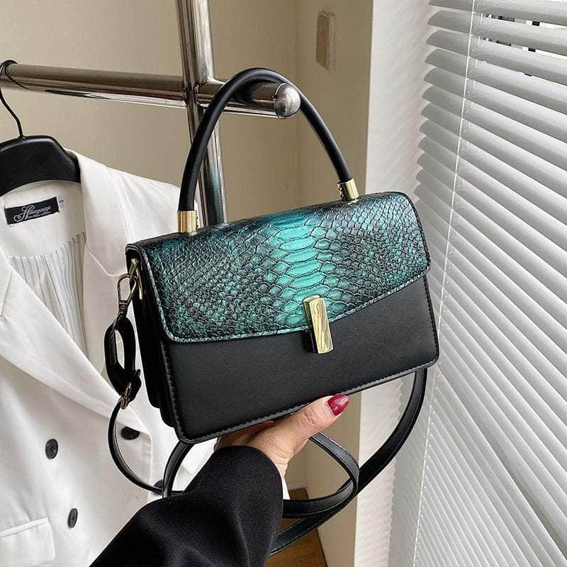 Elegant Snake Skin Handbag