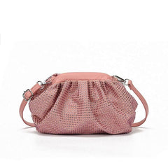 Elegant Sparkling Shoulder Crossbody Bag Pink