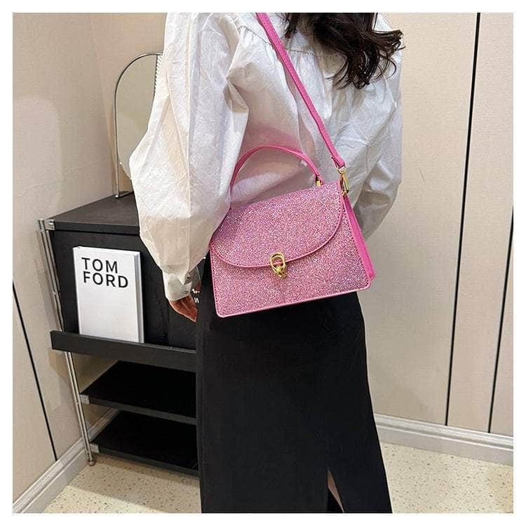 Elegant Top Handle Shoulder Handbag