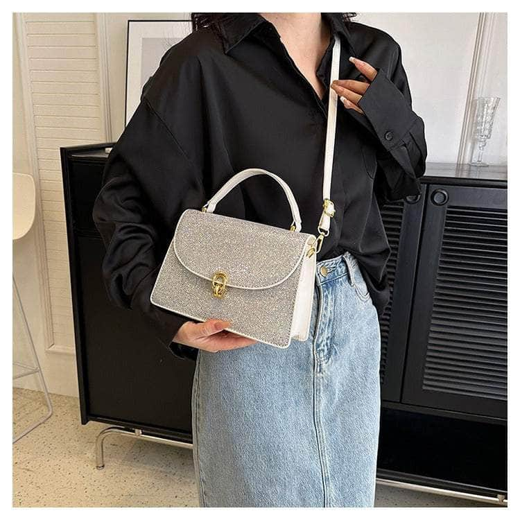 Elegant Top Handle Shoulder Handbag