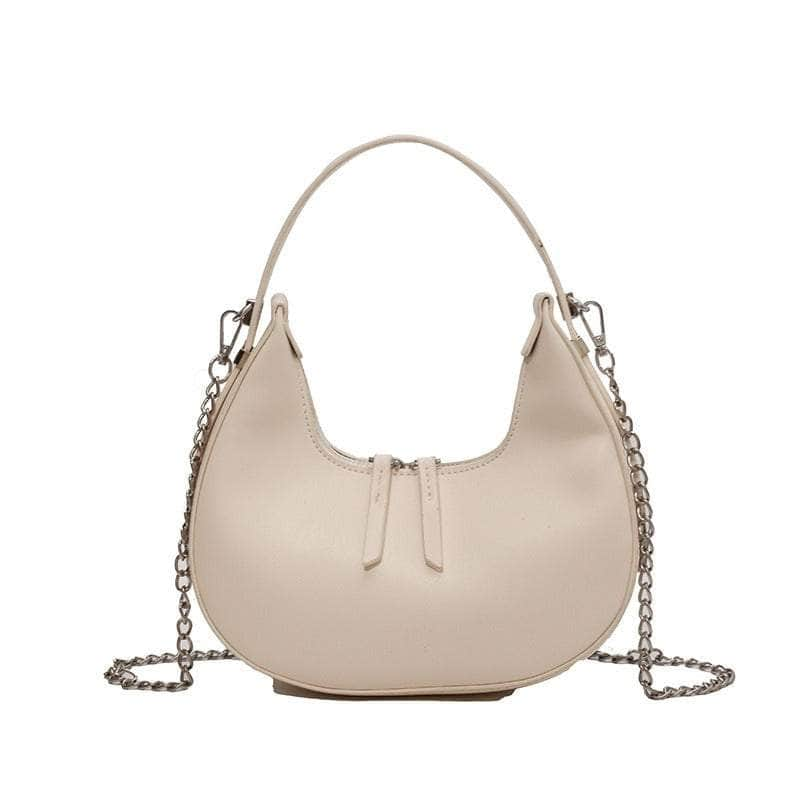 Elegant Underarm Crossbody Crescent Handbag