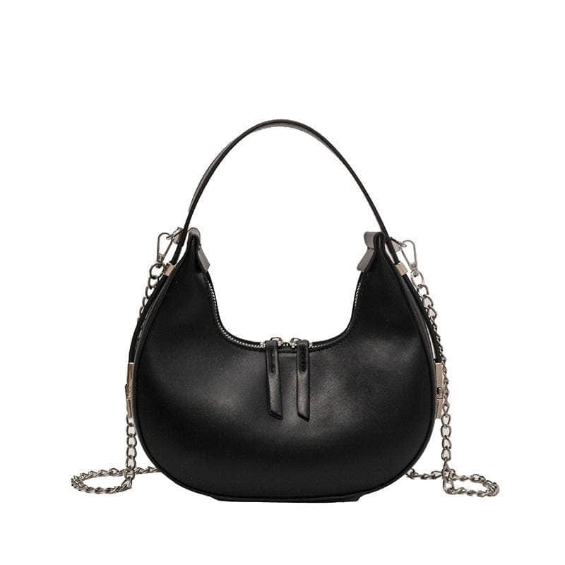 Elegant Underarm Crossbody Crescent Handbag