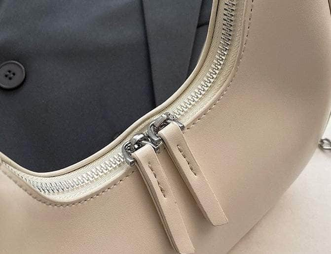 Elegant Underarm Crossbody Crescent Handbag