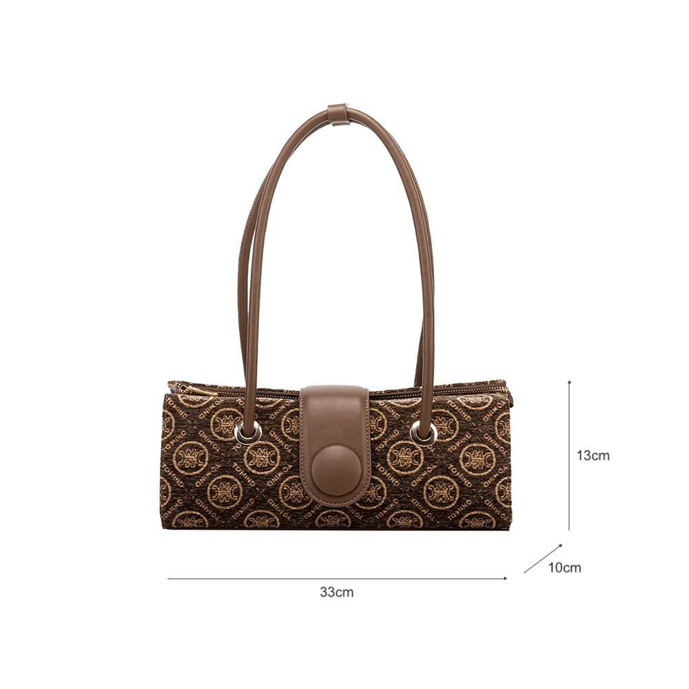 Elegant Unique Printed Top Handle Bag