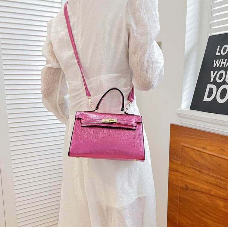 Elegant Vegan Leather Crossbody Shoulder Handbag