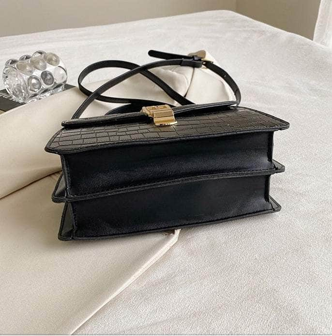 Elegant Vegan Leather Shoulder Handbag