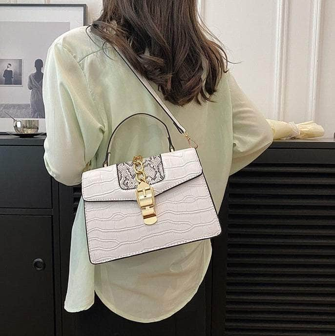 Elegant Vegan Leather Shoulder Handbag