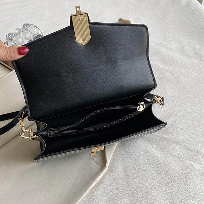 Elegant Vegan Leather Shoulder Handbag