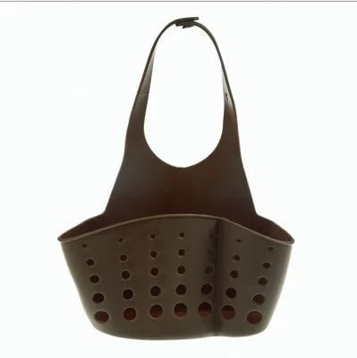 Elephant Drain Basket - Multi-purpose Kitchen Storage, Household Fruit and Vegetable Plastic Drain Basket black