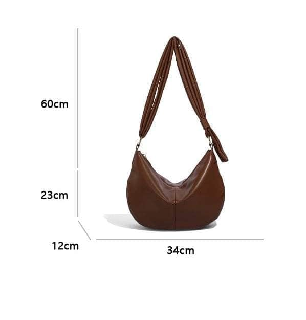 Elevated Arm-Friendly Leather Shoulder Bag