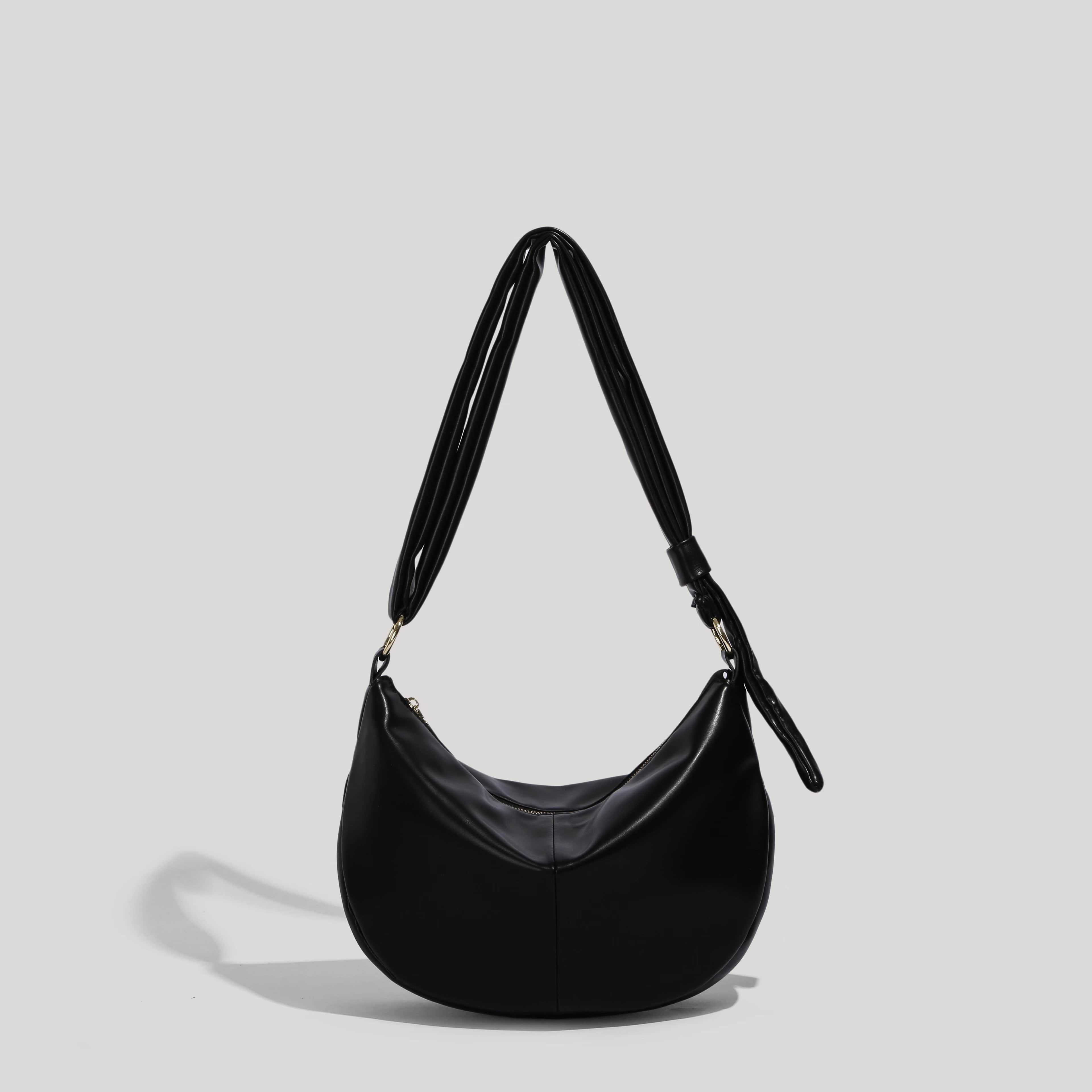 Elevated Arm-Friendly Leather Shoulder Bag