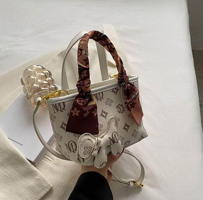 Exquisite Compact Crossbody Handbag Beige